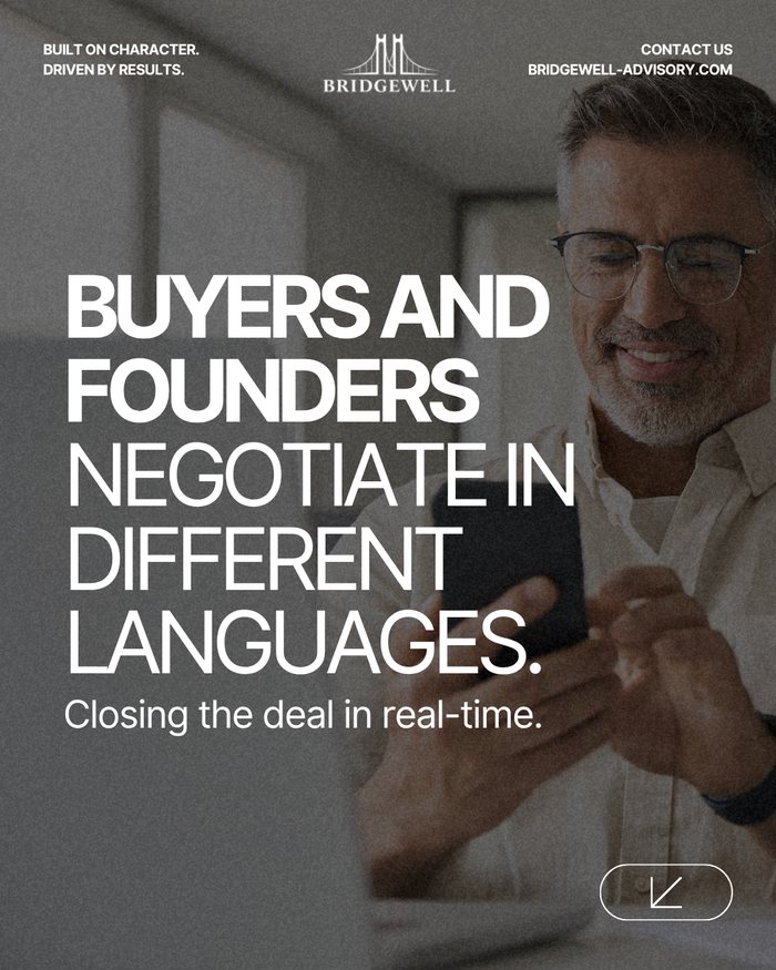 Buyers and founders negotiate in different languages